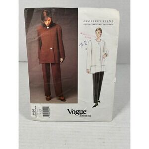 Vogue 1486 Geoffrey Beene Jacket Pants Sewing Pattern Size‎ 12-14-16 CUT 1994